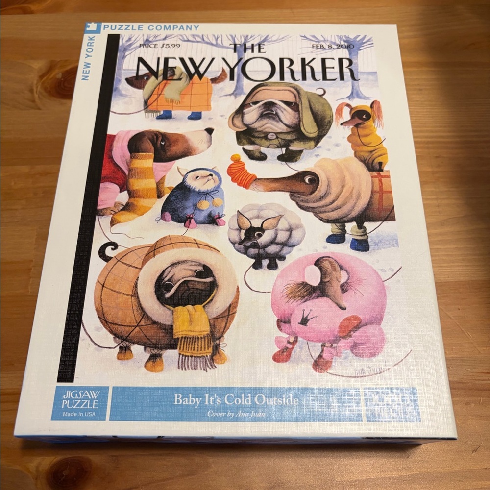 The New Yorker Baby it’s Cold Outside puzzle